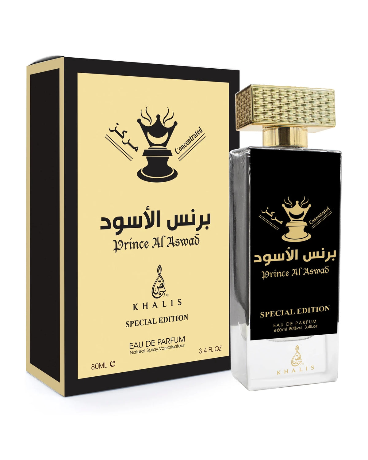 Khalis Prince Al Aswad (80ml) parfumfles