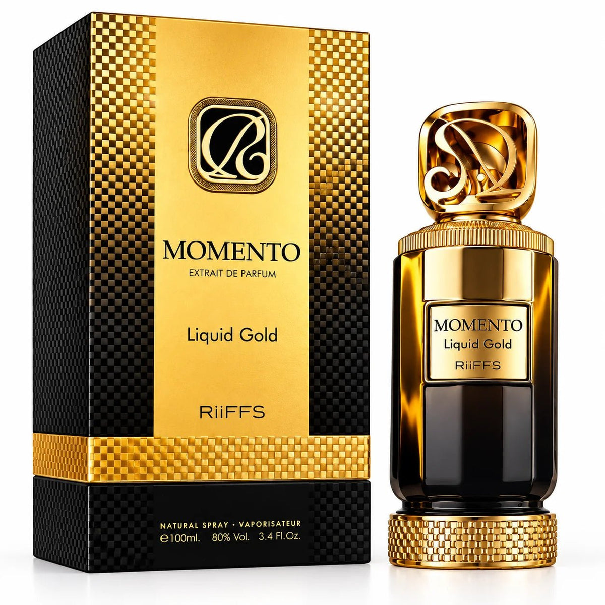Riiffs Momento Liquid Gold Extrait (100ml) - FragranceGems, foto 2